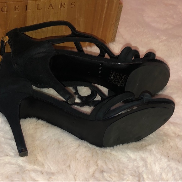 Sandro suede strappy heels size 8 - Picture 6 of 7